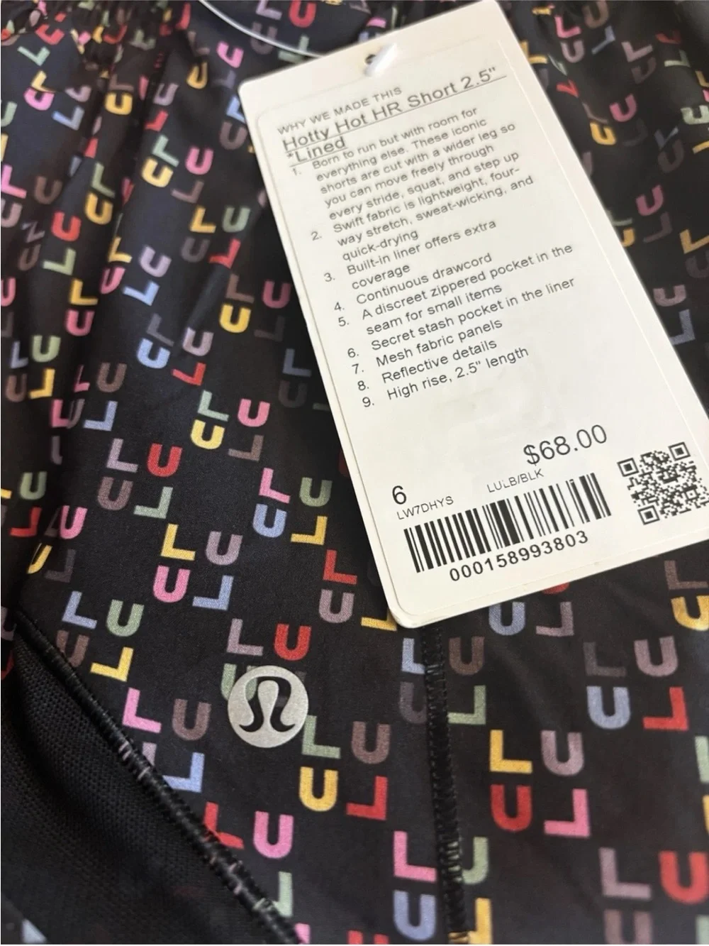 NWT Lululemon Hotty Hot HR Shorts Size 6 / 2.5